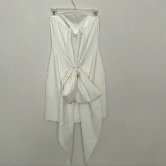NADINE MERABI White Mini Dress - Picture 11 of 16